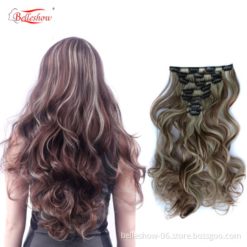 Hot sell seamless clip in hair extensions best clip in extensions for african american hair kinky curly hair ponytail